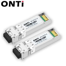 Load image into Gallery viewer, ONTi 10G BIDI SM LC WDM SFP+ Module 1270/1330nm Single Mode 10-80KM Fiber Optic module Compatible with Cisco Switch,MikroTik,Ubiquiti

