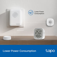 Load image into Gallery viewer, TP-Link Tapo Smart IoT Hub with Chime, 2.4 GHz Wi-Fi Networking, 868 MHz for Devices, 100-240 V~, 50/60 Hz, Plug-in, TP-Tapo-H100
