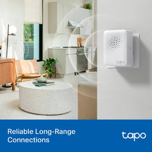 Load image into Gallery viewer, TP-Link Tapo Smart IoT Hub with Chime, 2.4 GHz Wi-Fi Networking, 868 MHz for Devices, 100-240 V~, 50/60 Hz, Plug-in, TP-Tapo-H100
