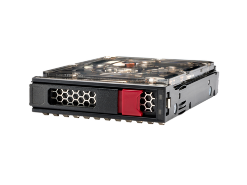 Hard drive or SSD in a housing on a white background