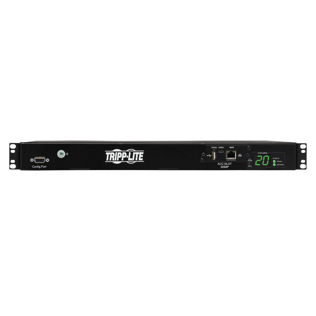 Eaton 3.7Kw Single-Phase Local Metered Pdu  Adapter 3.66 M Cord 1U Rack-Mount - Pdumh20Hvatnet