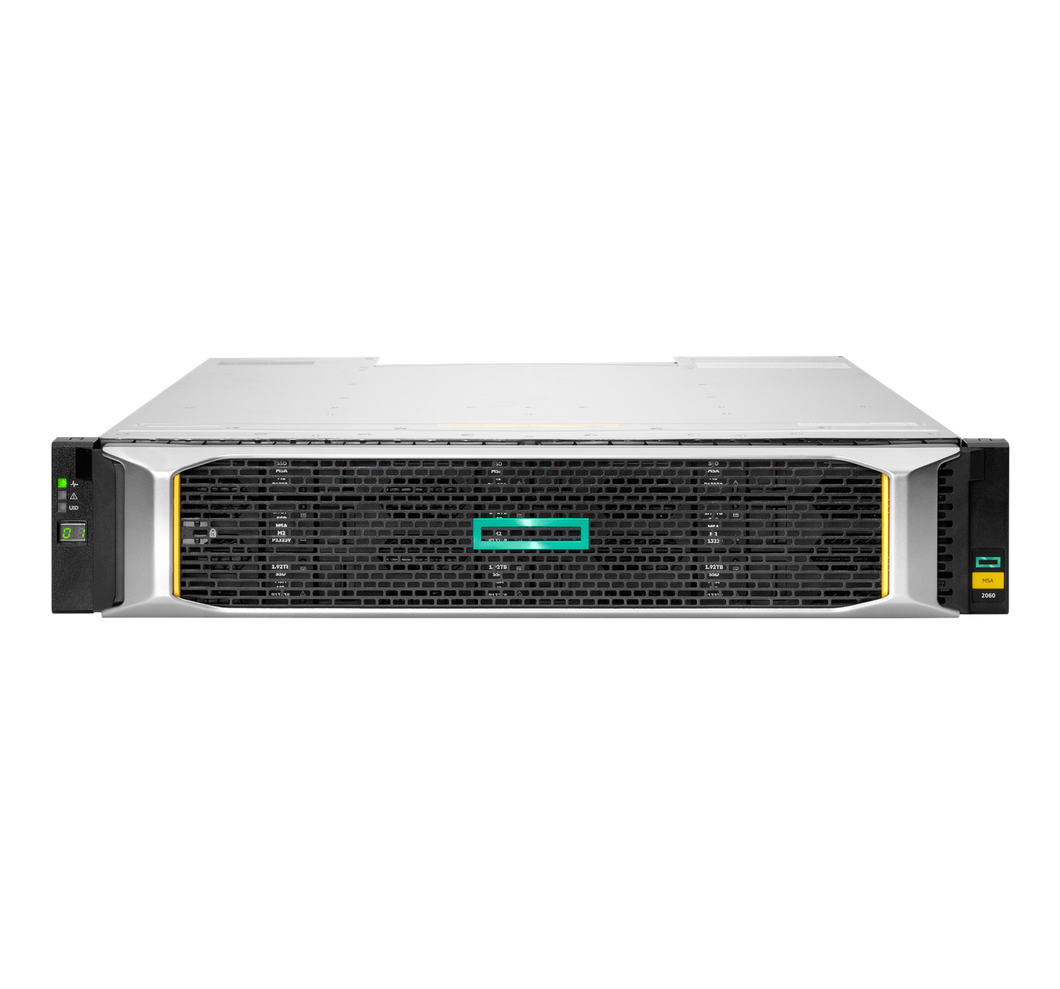 Hp Msa 2060 10Gbase-T Iscsi Large Form Factor LFF Storage chassis with (2) 4-port 10GBase-T iSCSI Controllers R7J72B