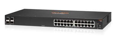 HPE Aruba CX 6000 24G 4SFP L3 Gigabit Ethernet 1U Managed Access Switch with 24x ports 10/100/1000BASE-T Ports, 4x 1G/1G SFP ports R8N88A
