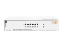 Load image into Gallery viewer, HPE Aruba Instant On 1430 8G 8-port PoE 64W GbE Unmanaged Switch with 8x RJ-45 autosensing Class4 PoE 10/100/1000 ports R8R46A
