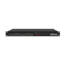 Load image into Gallery viewer, MikroTik RouterBOARD RB3011UiAS, 10x GB LAN, 1x SFP port, RouterOS L5, 1U rack-mount case, LCD panel, 1.4GHz CPU, 1GB RAM, USB 3.0 port (full-size)

