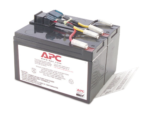 APC replacement battery cartridge with 2Yr warranty + UPS safety certifications 7Ah 24Vdc replaceable battery for APC Smart-UPS Line Interactive RBC48