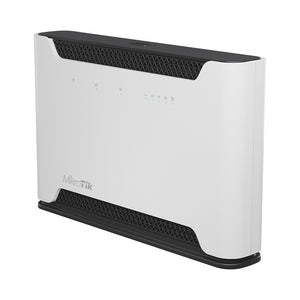 MikroTik Chateau LTE12 kit, 5x GB LAN, wireless interfaces, LTE CAT12 modem with integrated antennas, SMA connectors for external antennas, tower case