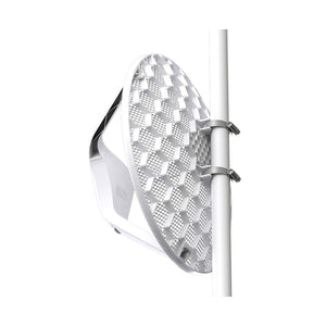 MikroTik LHG 5 P2P Integrated Antenna, 24.5dBi 5GHz antenna, Dual Chain 802.11an wireless, 1x LAN, PoE, PSU, Perfect for Point-to-Point or use as CPE