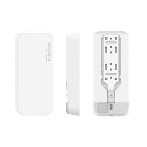 MikroTik wAP 60G with Phase array 60 degree 60GHz antenna, 802.11ad wireless, 1x Gigabit LAN, PoE, for use as CPE in Point-to-Multipoint connection