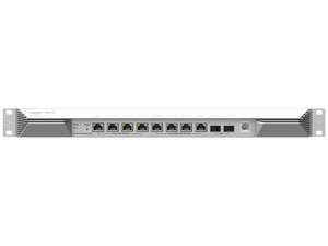 Reyee 8 Port Multi Gigabit 2SFP+ Multi-WAN Cloud Router, 10 port cloud-managed, 4-core, 4x GbE ports, 4x 2.5Gbps Ethernet ports, 2xSFP+ | RG-EG1510XS