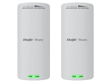 Load image into Gallery viewer, Reyee 2.4GHz 300Mbps 8dBi 70° Pre-Paired Kit, dual stream IP55-rated wireless Kit, 12V Passive PoE or 12V Power, 2×10/100 Ethernet Ports | RG-EST100-E
