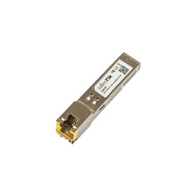 Load image into Gallery viewer, MikroTik SFP(1.25G) module, 100M, RJ45 Copper, SFP 10/100/1000M module, compatible with most Gigabit SFP ports available on various networking devices
