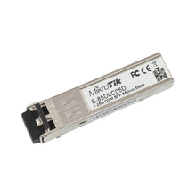 Load image into Gallery viewer, MikroTik SFP(1.25G) module, 20km, Single Mode, 1310nm, SFP transceiver with 1310nm dual LC connector, up to 20 kilometre Single Mode Fibre connections
