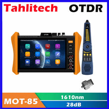 Load image into Gallery viewer, 8-Inch Touch Screen OTDR Tester Optic Fiber Live Test SC/UPC 150km Optical Reflectometer OPM OLS VFL Tester SC/UPC Connector
