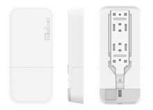 Load image into Gallery viewer, MikroTik RBwAPG-60ad-A 60 GHz Base Station with Phase array 60° beamforming Integrated antenna, 716 Mhz CPU, 256 MB RAM, PSU PoE
