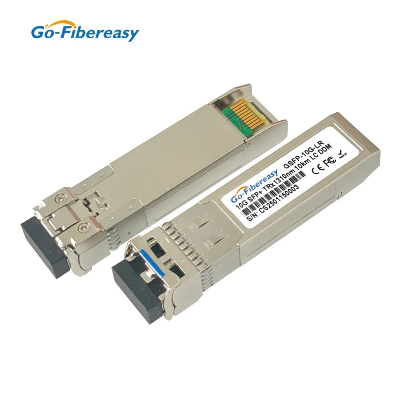 SFP 10G LR 10/20km, Transceiver Module Single-Mode 1310nm LC SFP+ 10Gb Compatible with Cisco/Mikrotik/Juniper/Intel