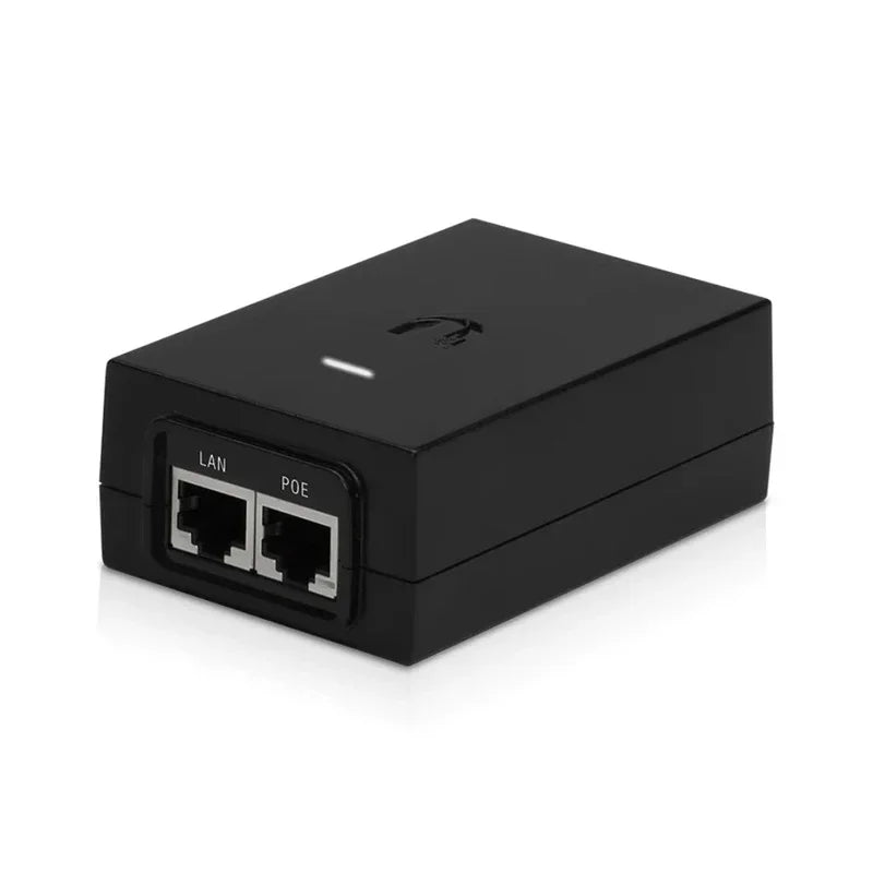 Ubiquiti POE-24-24W PoE Adapters 24VDC 1.0A 24W Power 100-240VAC 50/60Hz, 100Mbps LAN Port PoE Injector
