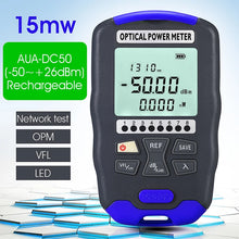 Load image into Gallery viewer, COMPTYCO AUA-DC70 Optical Power Meter -70~+10dBm 4 in 1 OPM Multifunction Fiber Network Cable Tester VFL 15-30MW(optional)
