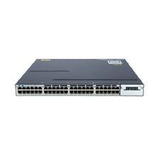 Load image into Gallery viewer, Cisco Catalyst 3750X-48P Switch Layer 3 48*10/100/1000 Ethernet PoE+ Ports, IP Base, Managed - Stackable, 48-Port WS-C3750X-48P-S GbE Switch
