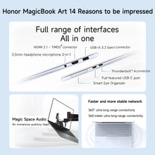Load image into Gallery viewer, Honor MagicBook Art 14 Model 14.6&quot; OLED Touchscreen Ultra5/Ultra7 16GB/32GB 1TB/2TB 120 Hz 3.1K Screen
