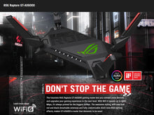 Load image into Gallery viewer, Asus GT-AX6000 ROG Rapture Gaming Wi-Fi Router AiMesh Router, Wi-Fi 6 802.11ax 6000 Mbps, WAN/LAN Dual 2.5G Network Ports
