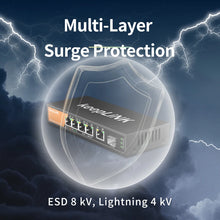 Load image into Gallery viewer, KeepLiNK 5-Port Multi-Gigabit 2.5Gbps Unmanaged Plug and Play Network Ethernet 2.5G Switch 10000Mbps 45G switching KP-9000-6XH-X

