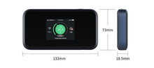 Load image into Gallery viewer, Original ZTE MU5002 5G WiFi6 Pro Portable Hotspot CAT22 Gigabit Router with SIM Card slot 4500mAh battery Max 32 Users
