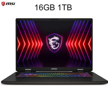 Load image into Gallery viewer, MSI Sword 16 HX Laptop 16 Inch 2.5K QHD 240Hz IPS Screen Notebook i7-14700HX 16GB 1TB SSD RTX4060 Gaming PC
