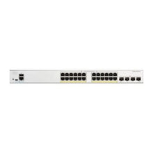 Load image into Gallery viewer, Cisco Catalyst C1300 Switch 24x10/100/1000 PoE+ ports with 370W budget, 4x Gigabit SFP, 24x PoE+ 370W/4x SFP/Rack-mount C1300-24FP-4G
