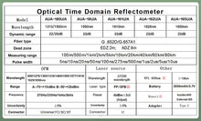 Load image into Gallery viewer, COMPTYCO OTDR AUA-18/161U/A Support Active Fiber Testing Optical Time Domain Reflectometer Built-in OLS/OPM/VFL/LED/Event Map
