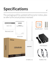 Load image into Gallery viewer, COMFAST EW72V2 1200Mbps Dual Band 5Ghz High Power Outdoor AP Wifi Router Antenna WiFi Base Station
