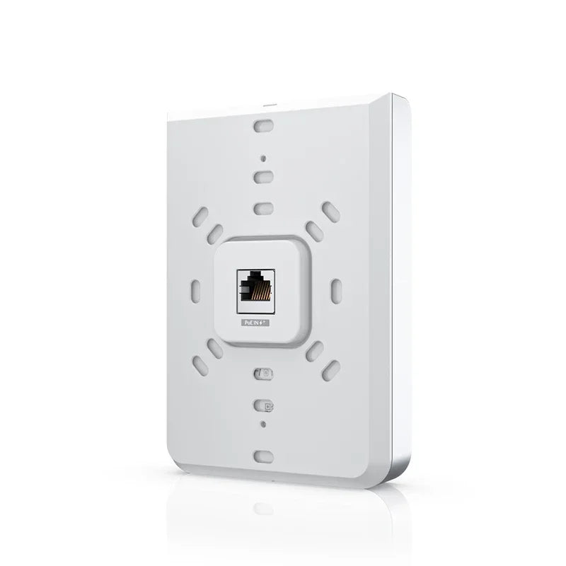 Ubiquiti U6-IW UniFi6 In-Wall AP Wall-mounted WiFi 6, 5.3 Gbps,2.4/5GHz bands Wireless access point with a built-in PoE switch