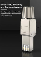 Load image into Gallery viewer, ONTi RJ45 8P8C Unshield Shielded Field Connector RJ45 Termination Plug for Cat.6/6A/7 23AWG Installation Cable
