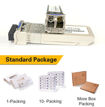 Load image into Gallery viewer, SFP 10Gb 2km,10km,20km Transceiver Module 10GBASE-LR 1310nm LC SMF For Cisco,Mikrotik,TP-Link,D-Link 10Gigabit Ethernet Switch
