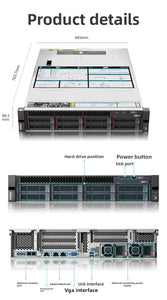 Lenovo Thinksystem SR660 V2 2U Rack Server Xeon Intel CPU 8358 CPU 28C 2.60GHZ SR660V2 2U Rack Server 3rd Gen CPU