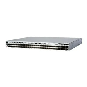 Brocade G720 64 port switch, 56 port activation, incl. 56 Brocade 32Gb/s multi-mode modules, port side exhaust G720 BR-G720-56-32G-R