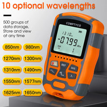 Load image into Gallery viewer, COMPTYCO AUA-M50 Mini OPM 4 in 1 Multifunction Optical Power Meter Visual Fault Locator Network Cable Test optical fiber tester
