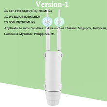 Load image into Gallery viewer, KuWFi 4G Outdoor WiFi Router 300Mbps Waterproof 4G SIM Card Router Wide Range Wireless Internet Hotspot Support 64 Users
