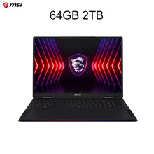 Load image into Gallery viewer, MSI Raider A18 HX Gaming Laptop 18&quot; 2.5K QHD 240Hz IPS Screen AMD Ryzen R9-7945HX 32GB 2TB RTX4090 Netbook
