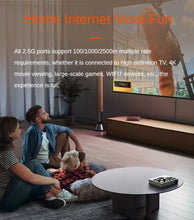 Load image into Gallery viewer, Tenda 2.5GbE Ethernet Switch 2.5GBASE-T 5 Port 2.5G RJ45 Fanless Plug and Play Network Switch Desktop Hub Internet Splitter
