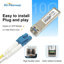 Load image into Gallery viewer, SFP 10G LR 10/20km, Transceiver Module Single-Mode 1310nm LC SFP+ 10Gb Compatible with Cisco/Mikrotik/Juniper/Intel
