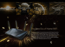 Load image into Gallery viewer, Asus RT-AX88U AX6000 Dual Band WiFi6 Gaming Router 802.11ax Router Game Mode MU-MIMO + OFDMA 2.4GHz 4x4, 5GHz 4x4 AiMesh WiFi Wireless Router
