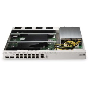 Mikrotik CCR2216-1G-12XS-2XQ Cloud Core Router Switch, with 100 Gigabit L3 Hardware, 16-core CPU, 16 GB RAM 2xM.2, 10/100/1000Mbps