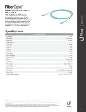 Load image into Gallery viewer, Ubiquiti UF-MM-1G SFP Modules and Cabling for 550M, 1.25 Gbps, UFiber Modules and LC Multi-mode fiber cabling 2 Packs
