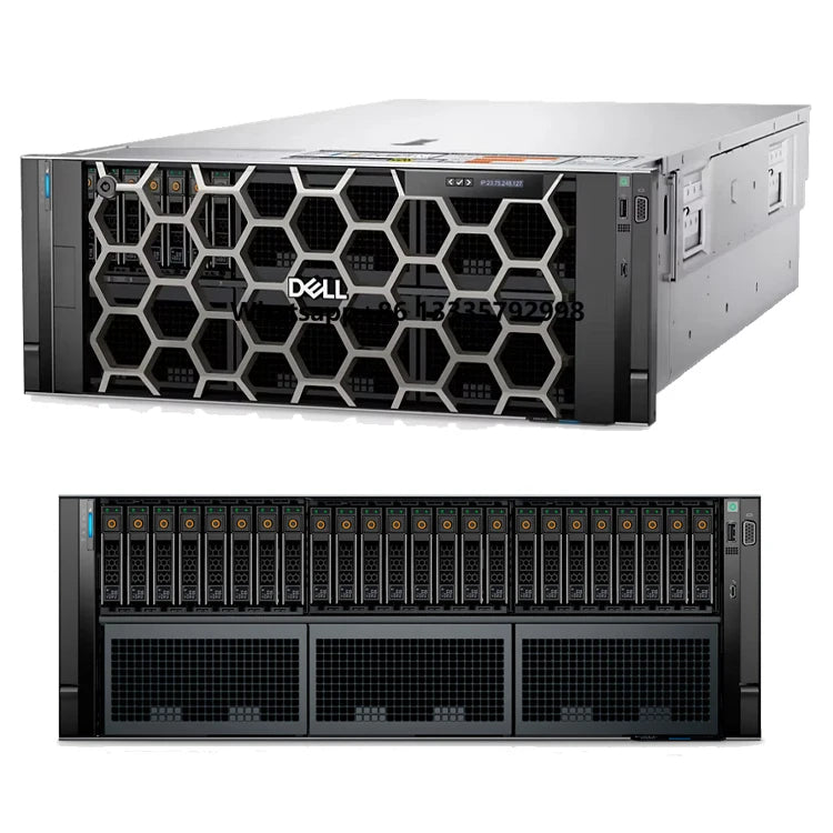 DELL PowerEdge R960 Intel Xeon Gold 6416H 4U Rack Server, 64 DDR5 DIMM slots, 16TB, up to 4800 MT/s, supports stored ECC DDR5 DIMMs