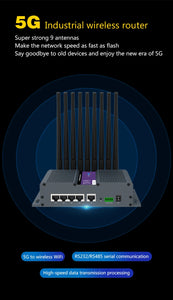 ZR9000 series industrial-grade 4G/5G WiFi router Wifi Hotspots 4G LTE CPE, Pockets Secure Portable T-mobile Router Rj45 Port