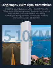 Load image into Gallery viewer, Comfast 300Mbps Outdoor Wireless Bridge CPE 2.4G/5.8G 3-10KM Long Range WiFi Access Point AP
