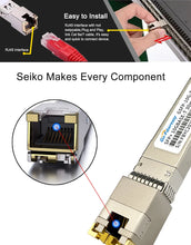 Load image into Gallery viewer, 10Gb SFP to RJ45 Transceiver Module SFP-10G-T 10GBase-TX RJ45 Copper 30m Cisco/Mikrotik/Netgear/TP-Link Fiber Optical Switch
