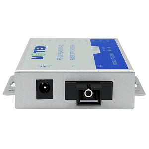 UOTEK 2pcs Fiber Transceiver RS232 RS485 RS422 20KM SC Port RS-232 RS-485 RS-422 to Fibre-optical Converter UT-2577SM+UT-2578SM