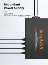 Load image into Gallery viewer, KeepLink Industrial 8x 10/100/1000BaseT(X) (RJ45 connector) Port Gigabit Unmanaged PoE Switch Plug and Play IP40 KP-9000-65-8GP
